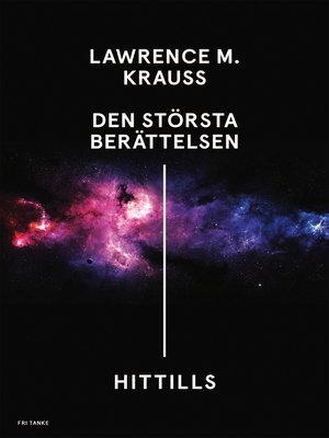 cover image of Den största berättelsen hittills